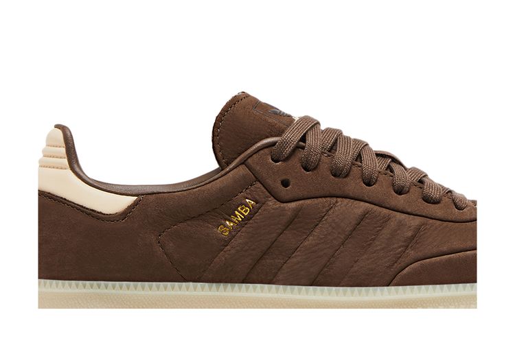 adidas gazelle silver green womens adidas - Samba '62 - Brown/Off White-Gum