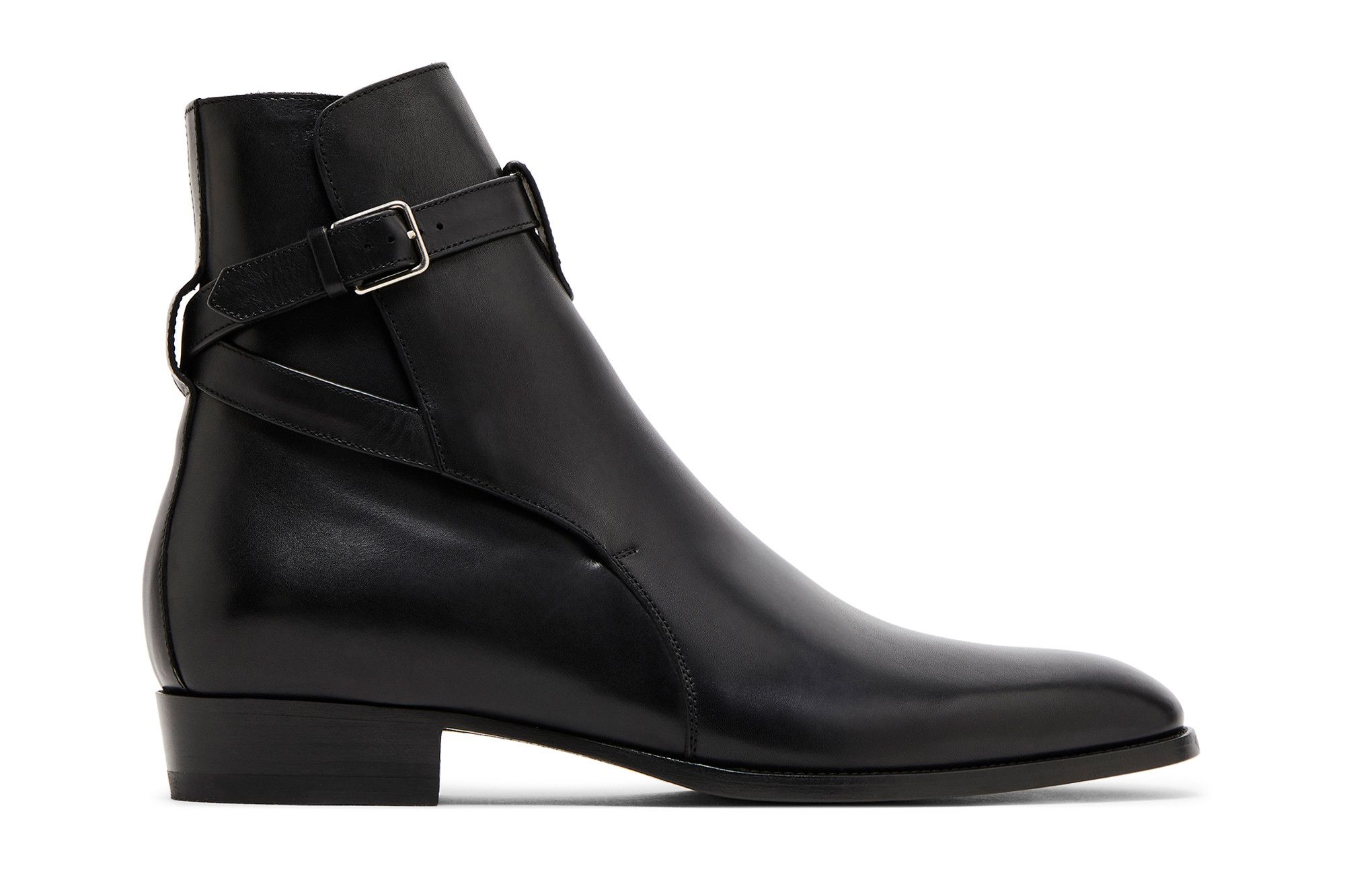 Buy Saint Laurent Wyatt 30 Jodhpur Boot Black 663414 1YL00 1000 GOAT AU
