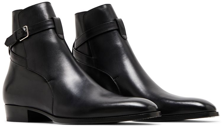 Saint Laurent Wyatt 30 Jodhpur Boot Black