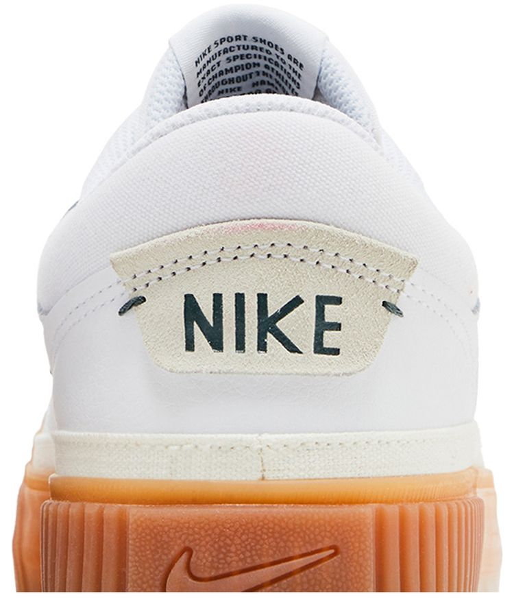 Nike Wmns Court Legacy Lift White Vintage Green Gum