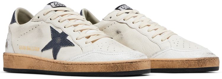 Golden Goose Ball Star White Dusty Blue