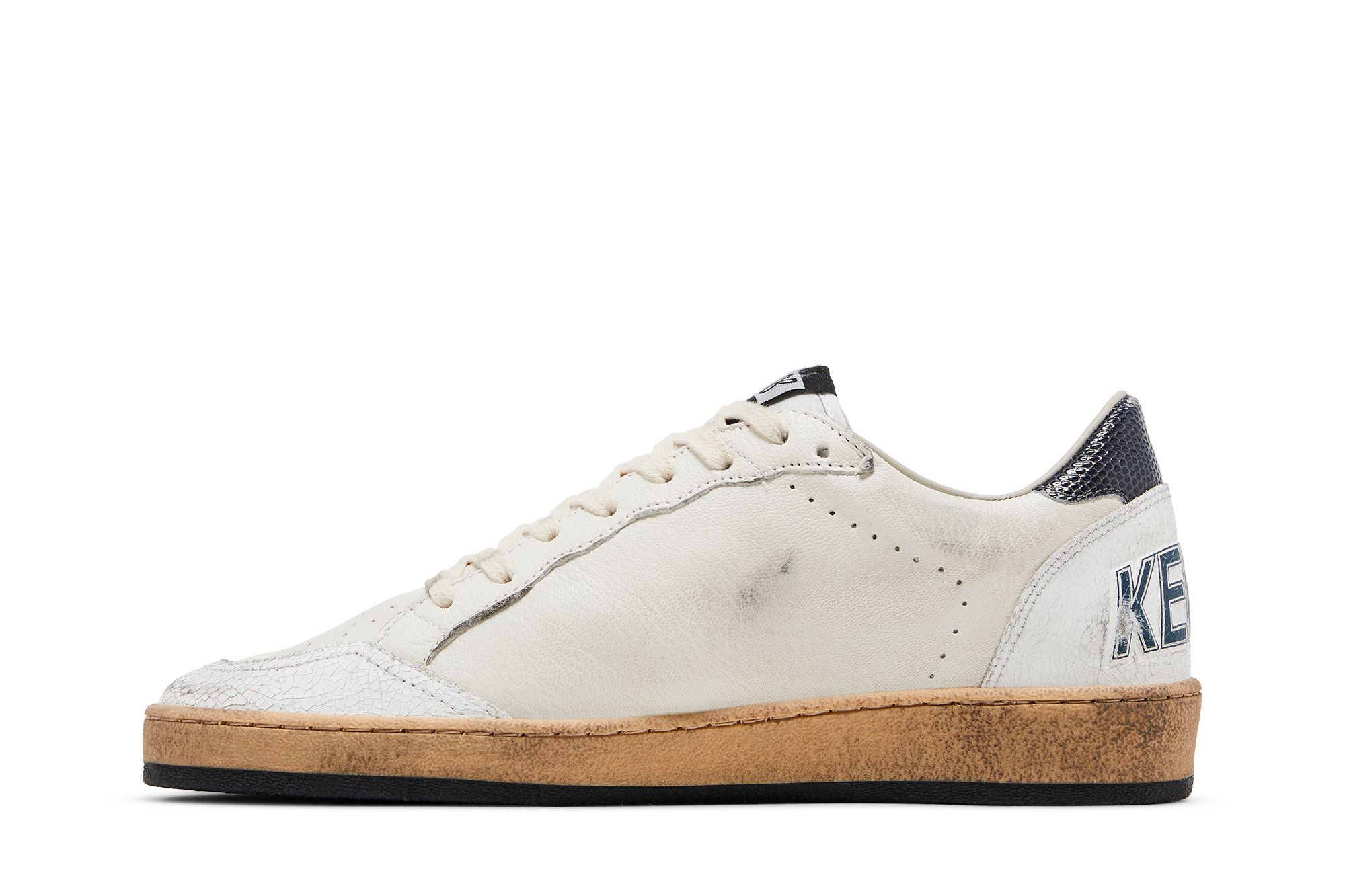 Buy Golden Goose Ball Star 'White Dusty Blue' - GMF00117