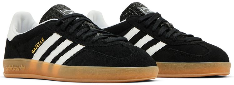 Adidas Gazelle Indoor Black White Gum