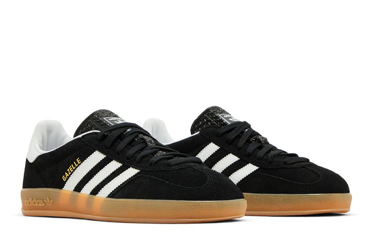 adidas gazelle silver green womens Adidas Gazelle Indoor Core Black – Newcop main image 0