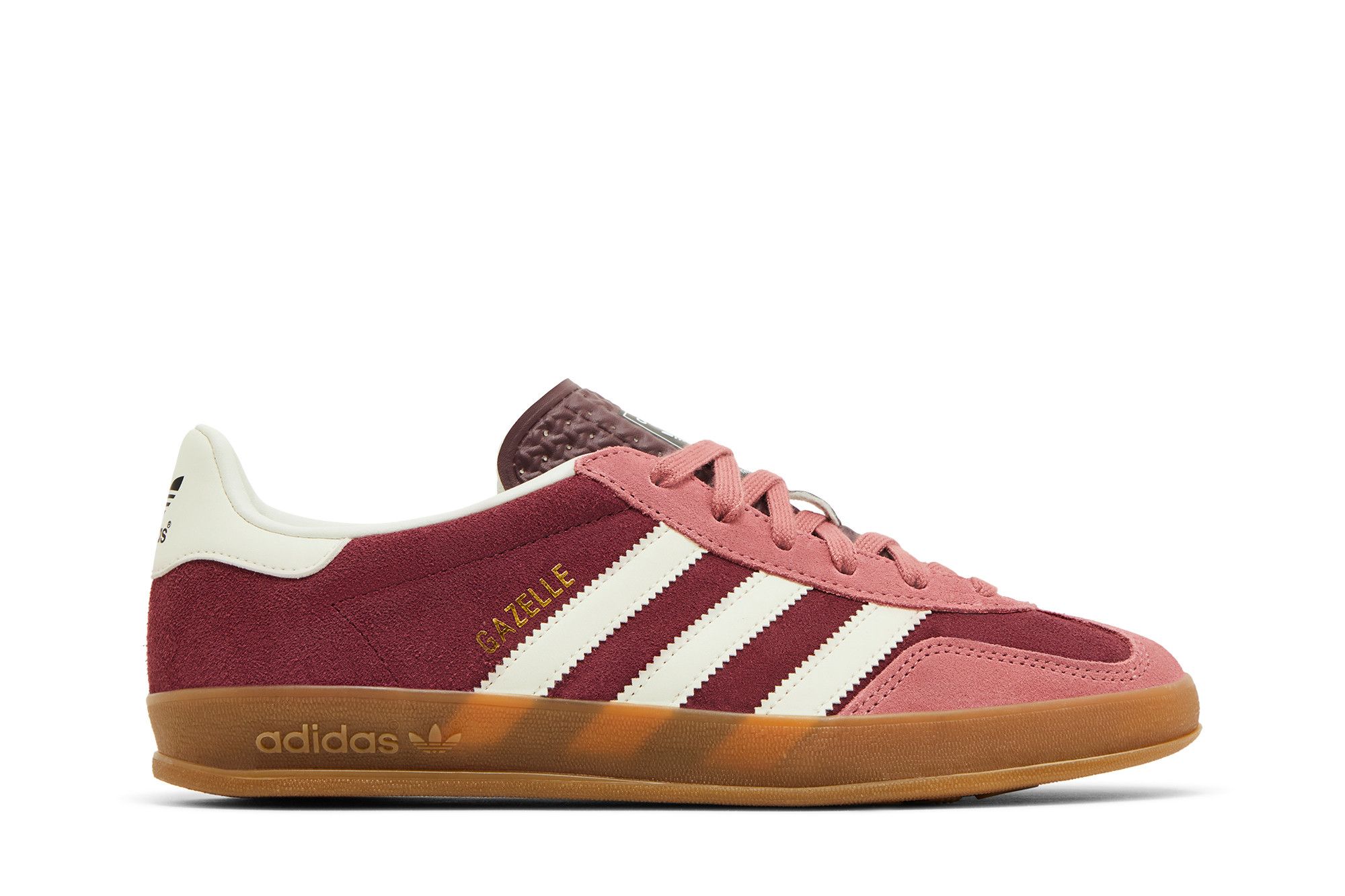 スニーカー adidas Gazelle Indoor Maroon Red IF9647 Adidas Originals Gazelle Indoor Maroon Pink IF9647 Mens