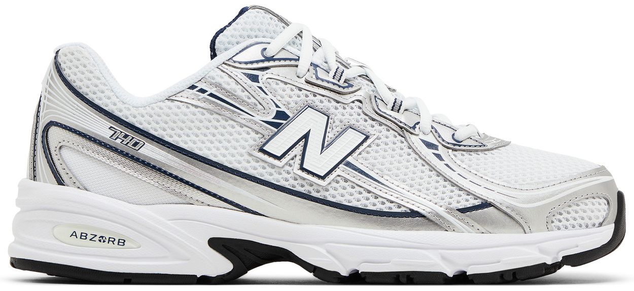 740 Sneakers in NB Navy with White and Shadow Grey