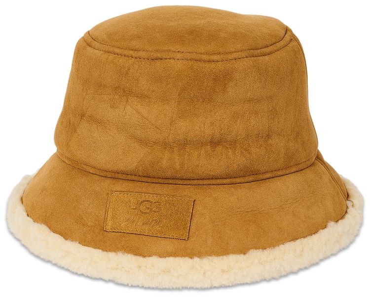 Palace x Ugg Shearling Bucket Hat Chestnut