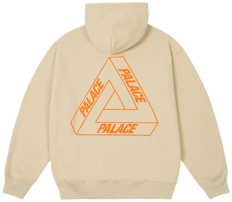 Palace Glow Tri Ferg Hood Stoney Grey