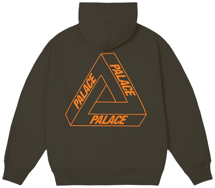 Palace Glow Tri Ferg Hood Stoney Grey