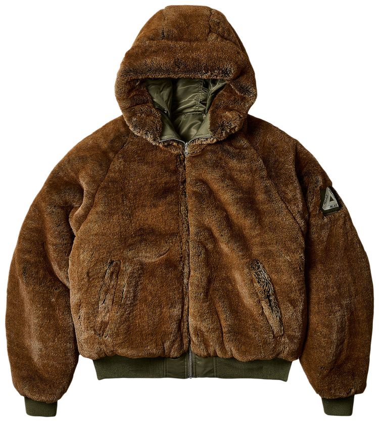 Palace Reversible Yeti Parka Olive