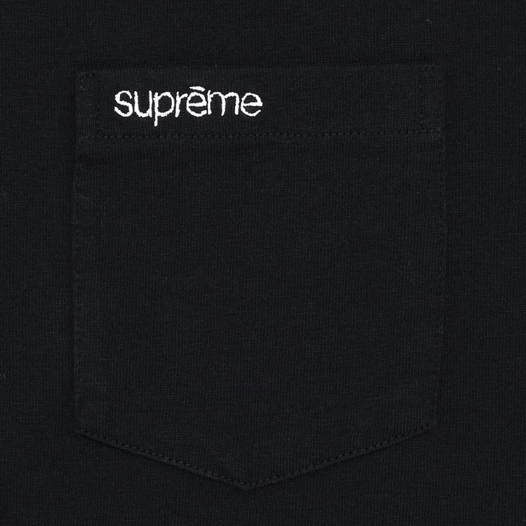 Supreme Short Sleeve Pocket Tee Black