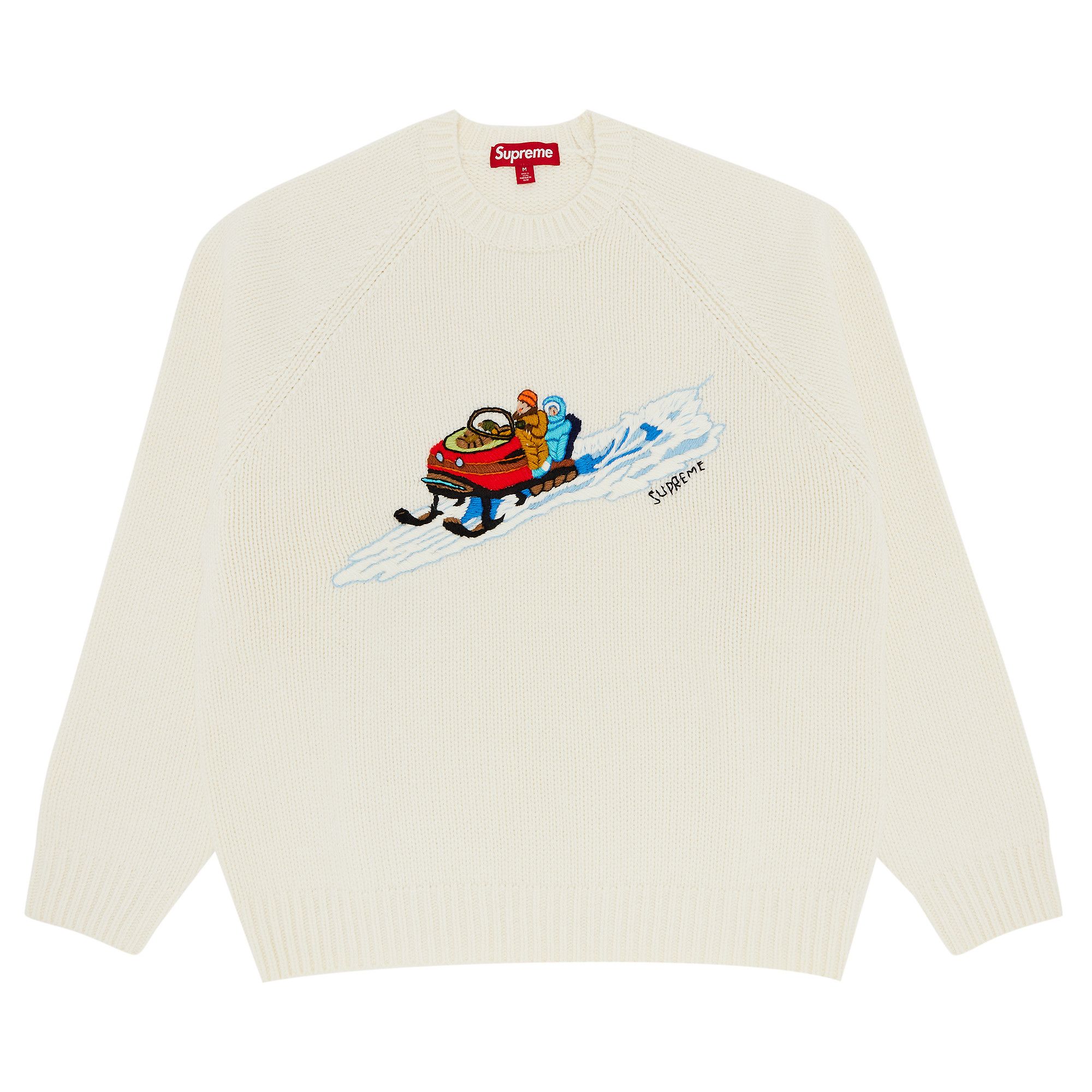 新着商品 Buy STONE FW24SK18 - 'Stone' Sweater Snowmobile Supreme ハット