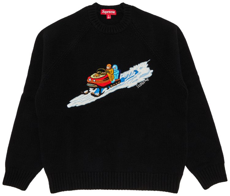 Supreme Snowmobile Sweater Black