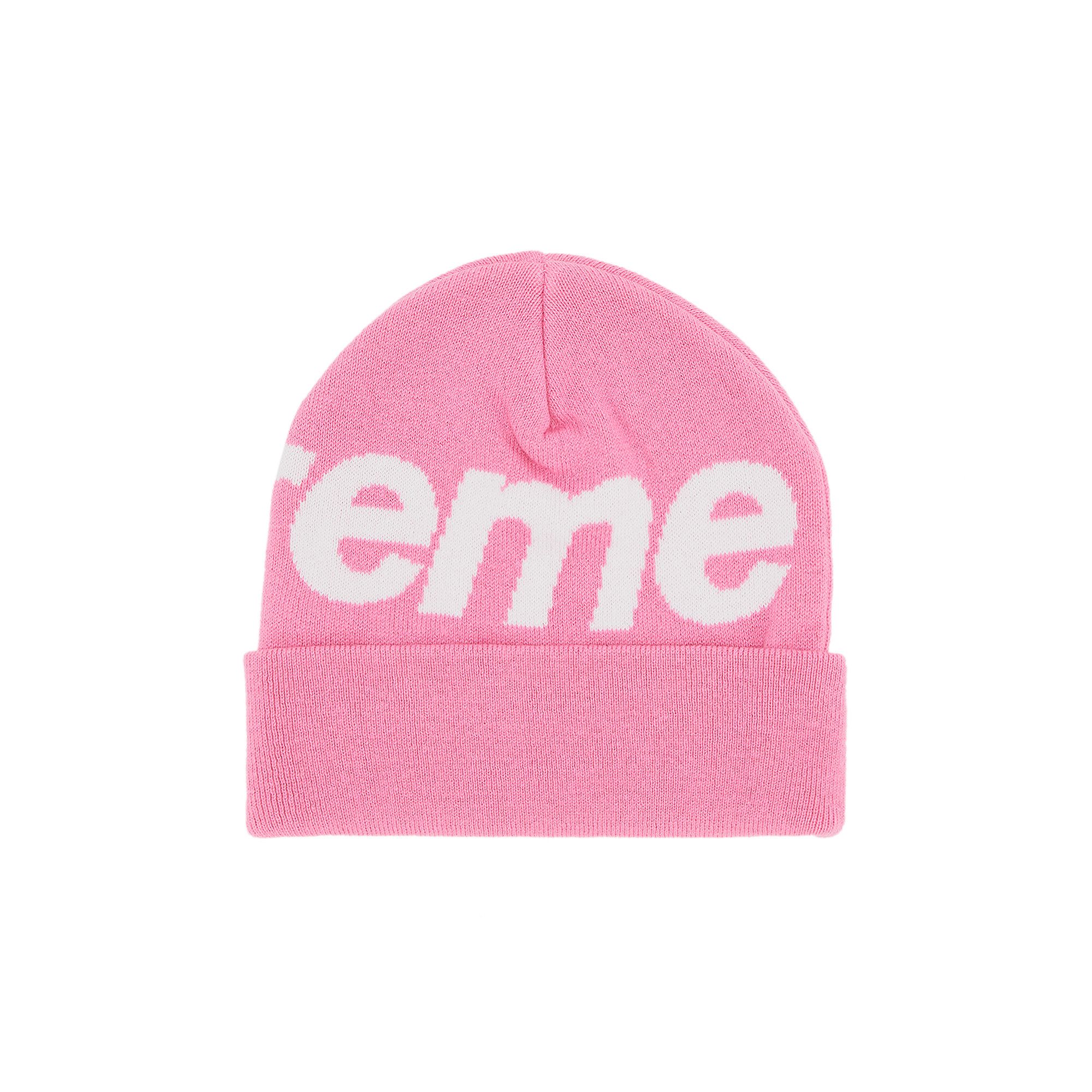 保障できる Logo Big Supreme Buy Beanie GOAT | PINK FW24BN21 - 'Pink' 帽子