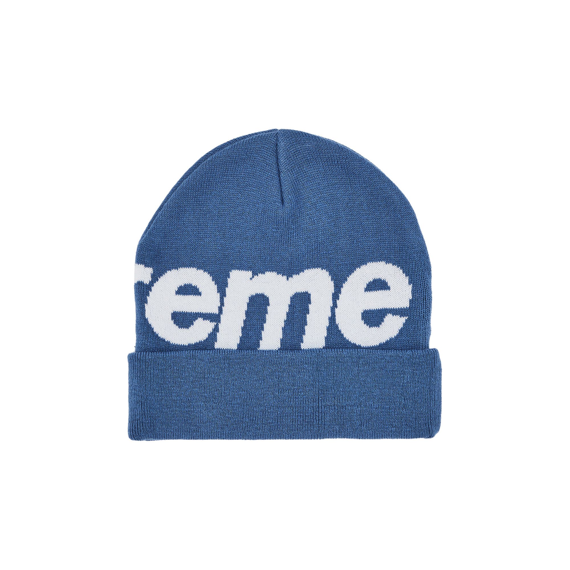 Supreme Big Logo Beanie 'Slate'
