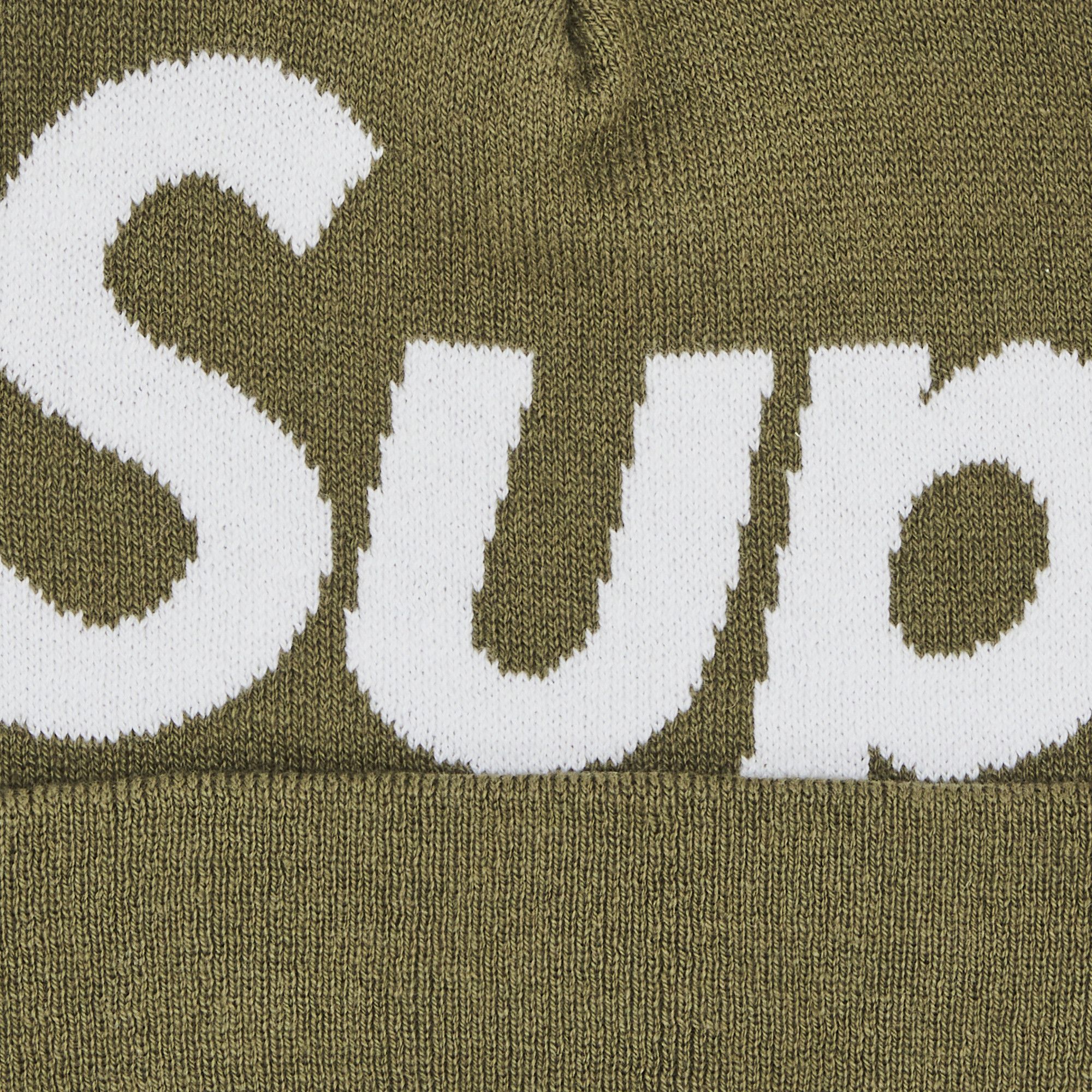 【メーカー直送】 Supreme Olive' 'Light Beanie Logo Big 帽子