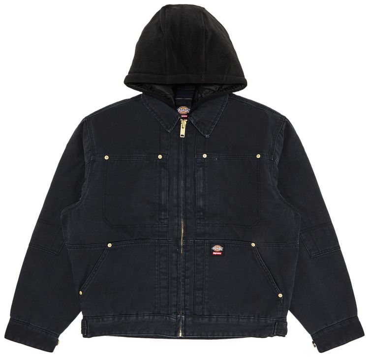 Supreme x Dickies Hooded Work Jacket Black