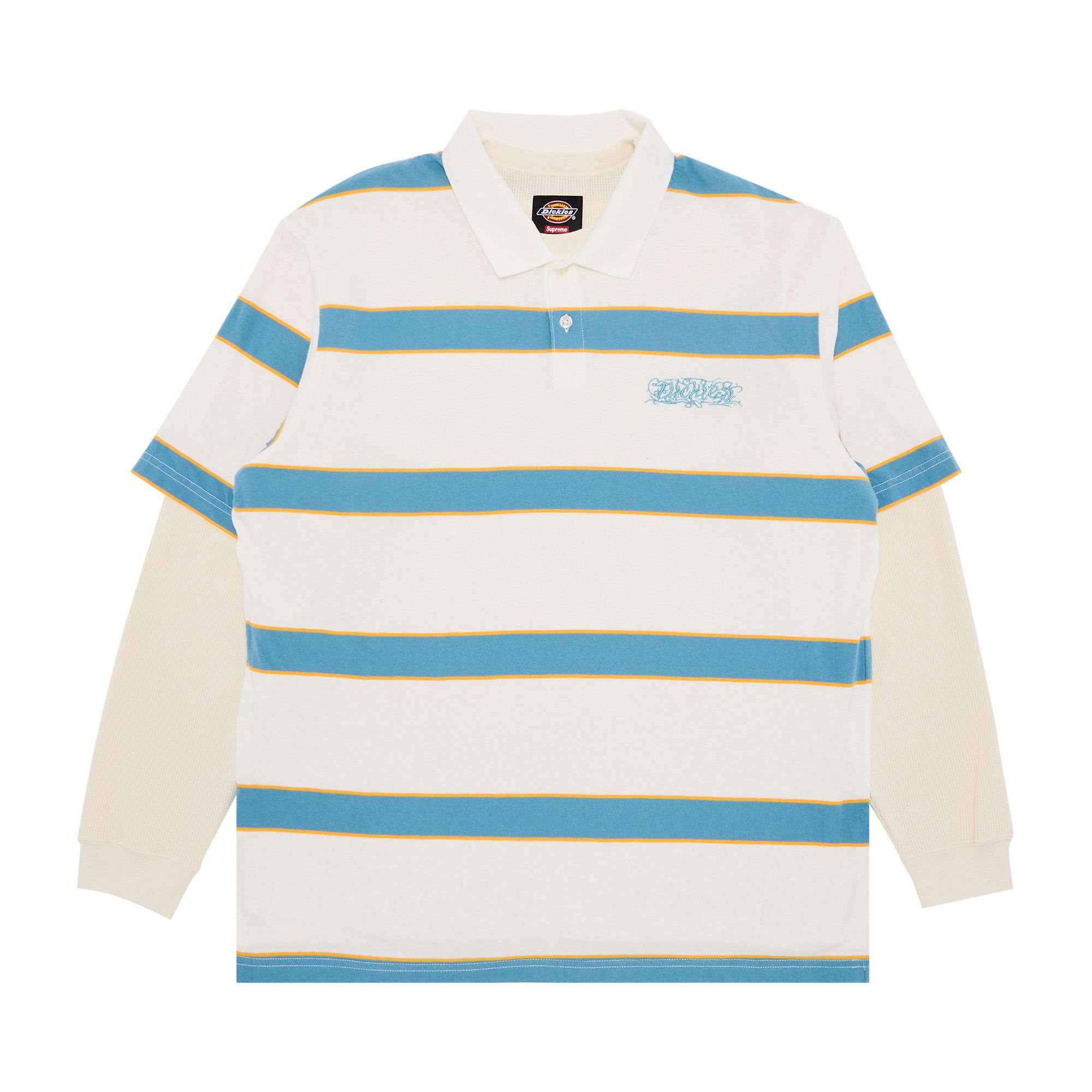 Size l Supreme x Dickies Thermal Polo 'White'