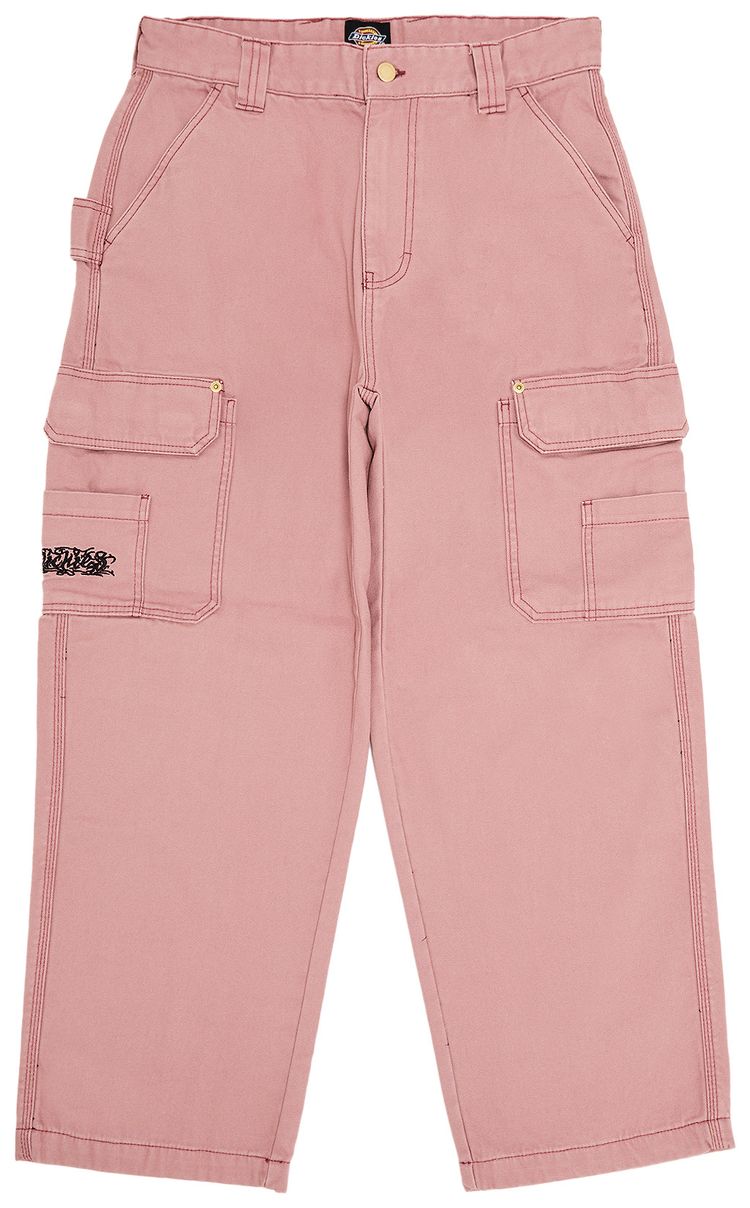 Supreme x Dickies Flannel Lined Cargo Pant Pink