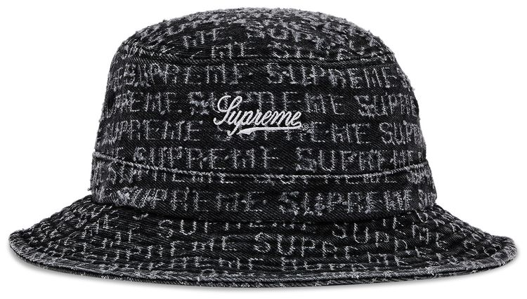Supreme Needle Punch Denim Crusher Black