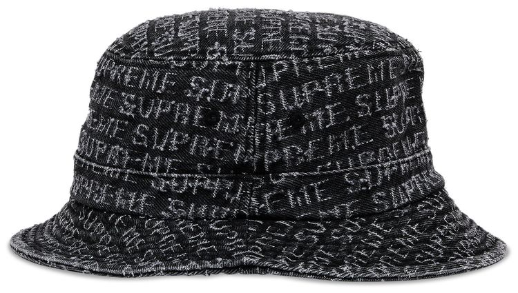 Supreme Needle Punch Denim Crusher Black
