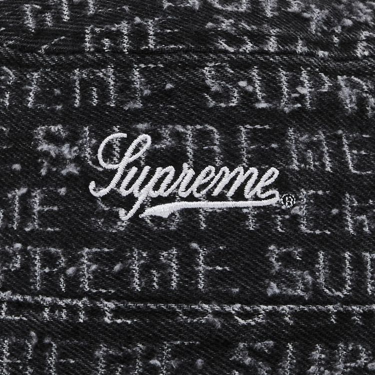 Supreme Needle Punch Denim Crusher Black