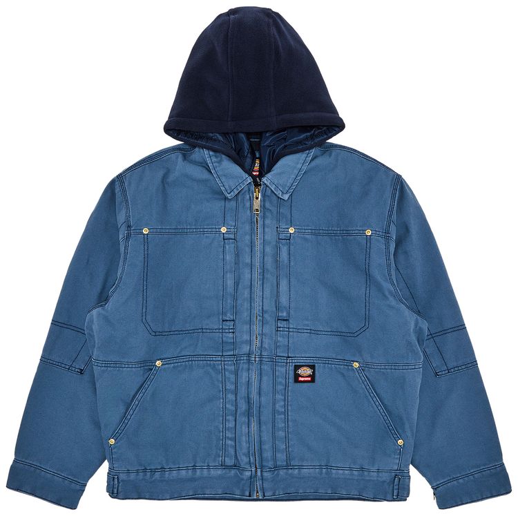 Supreme x Dickies Hooded Work Jacket Light Blue