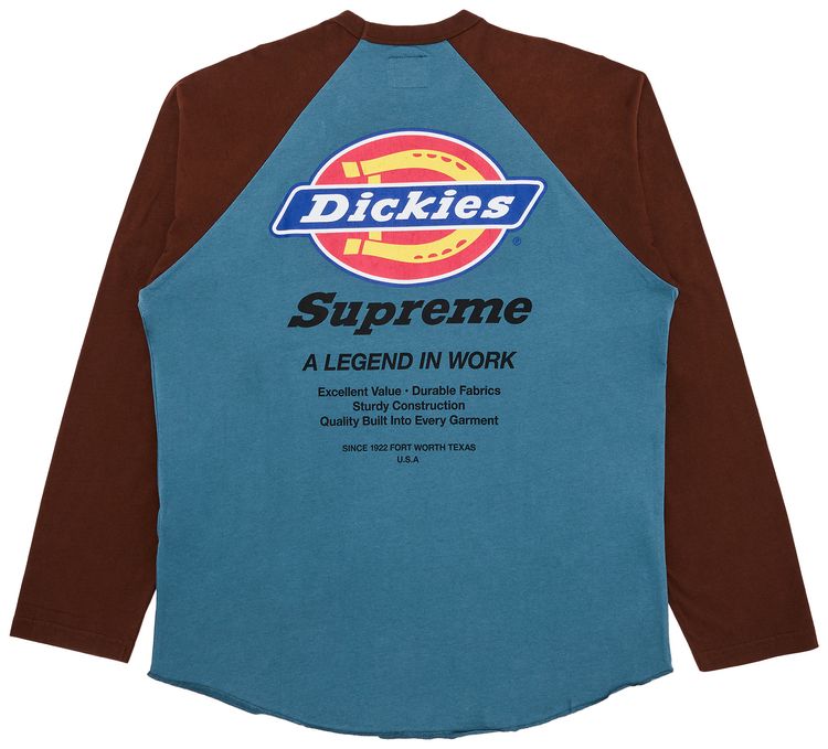 Buy Supreme x Dickies Raglan Long-Sleeve Top 
