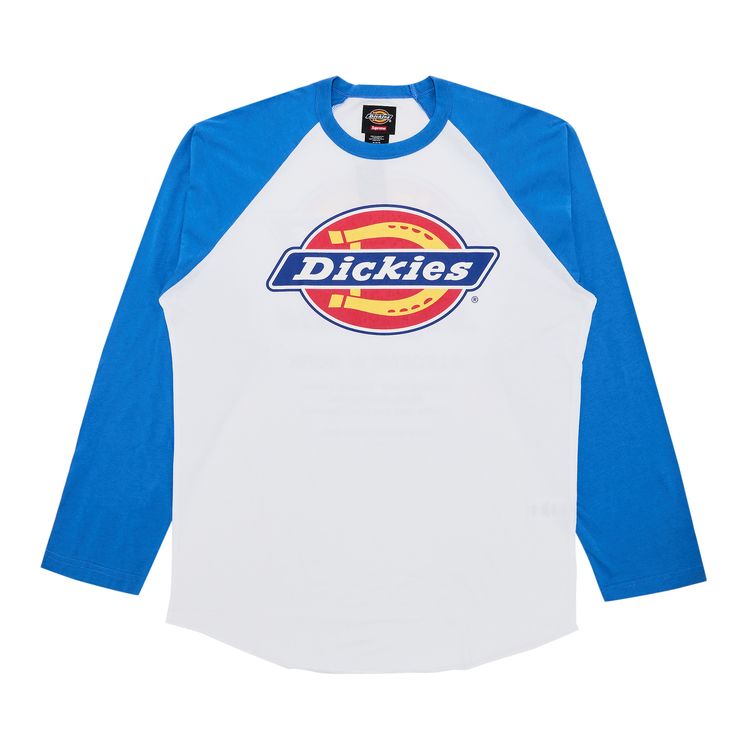Supreme x Dickies Raglan Long Sleeve Top White