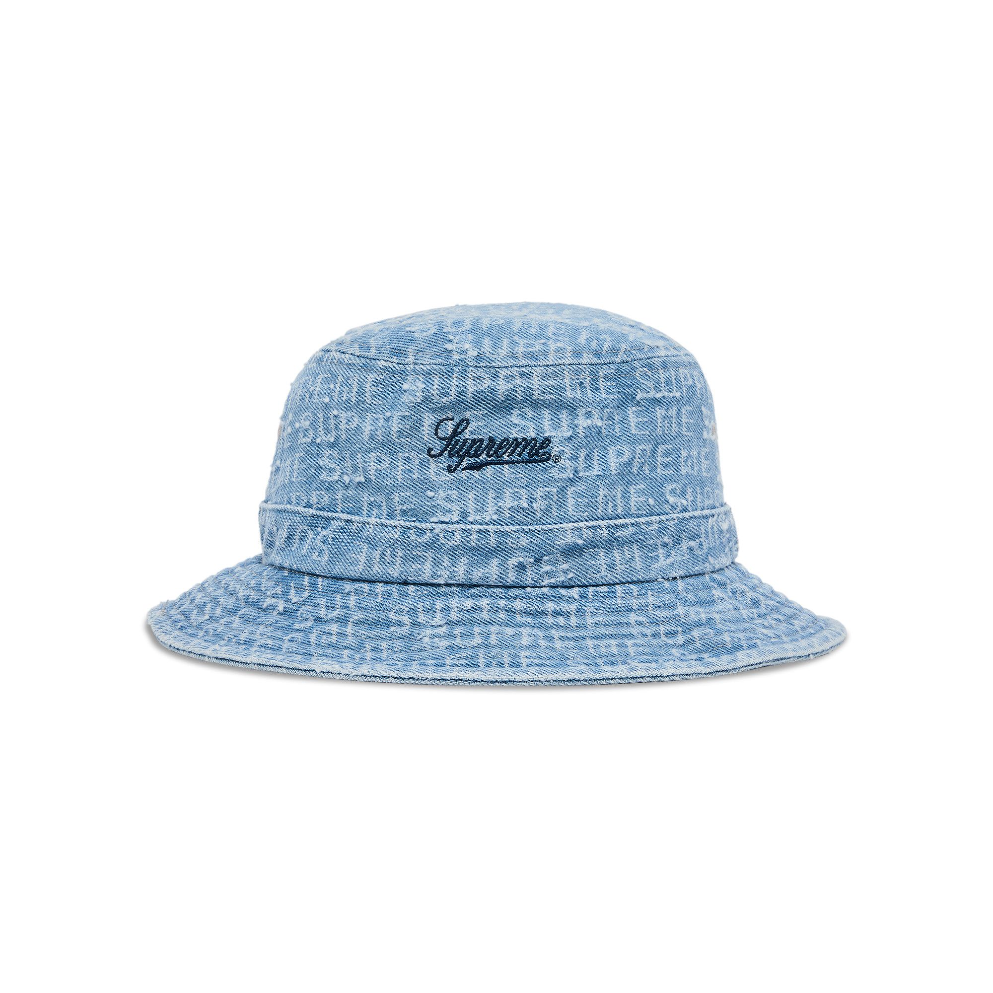 Size m/l Supreme Needle Punch Denim Crusher 'Washed Blue'