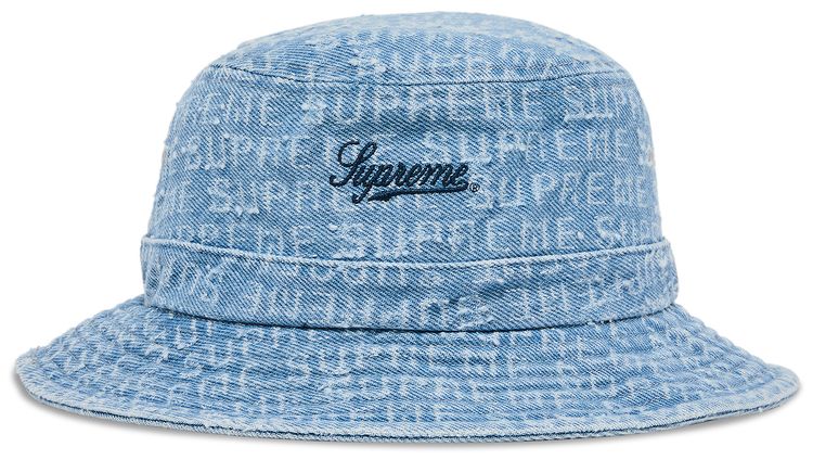 Supreme Needle Punch Denim Crusher Washed Blue