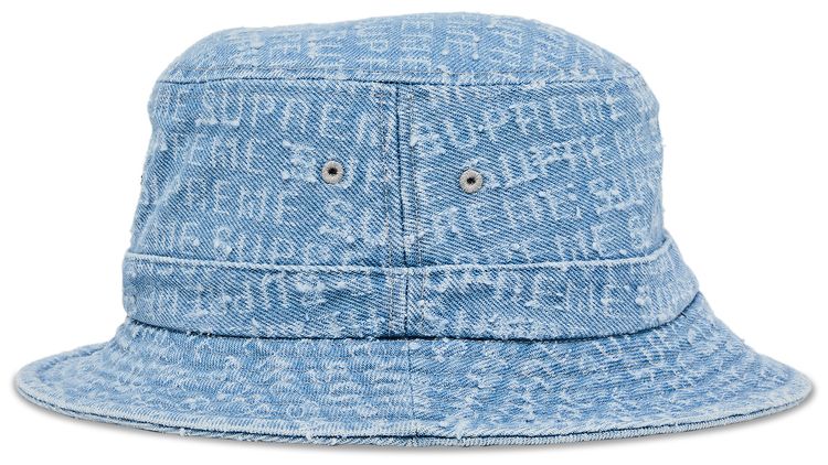 Supreme Needle Punch Denim Crusher Washed Blue