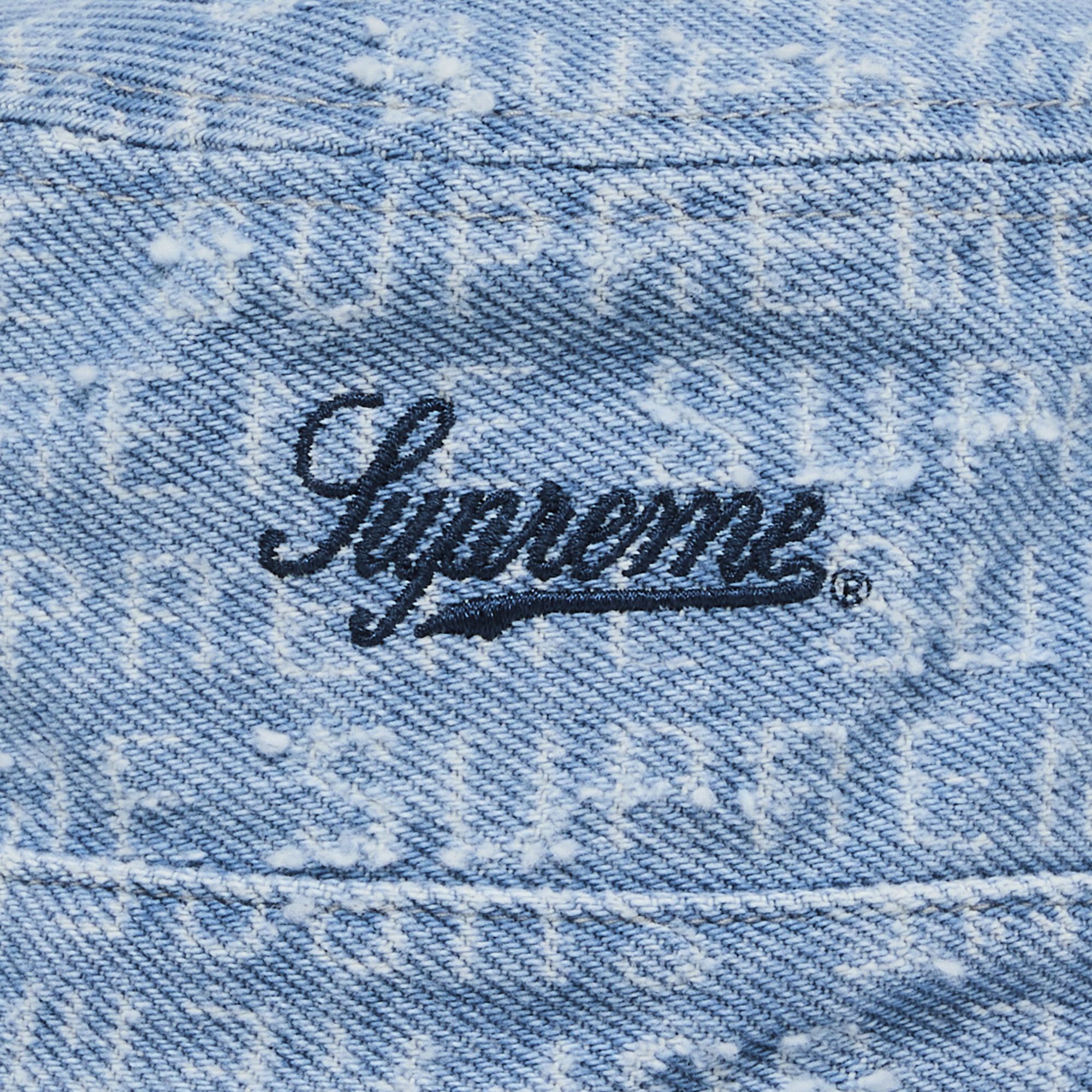 Buy Supreme Needle Punch Denim Crusher 'Washed Blue