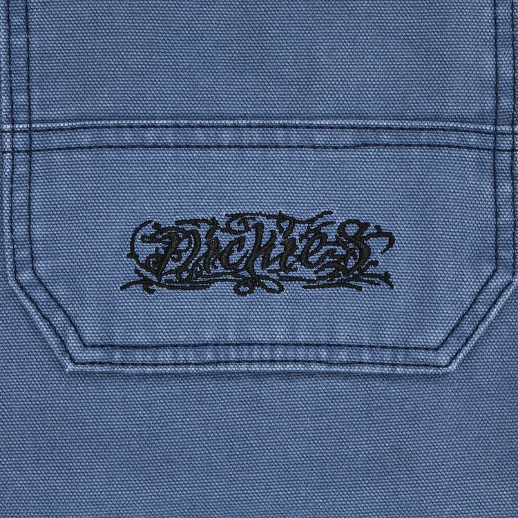 Supreme x Dickies Flannel Lined Overall Light Blue