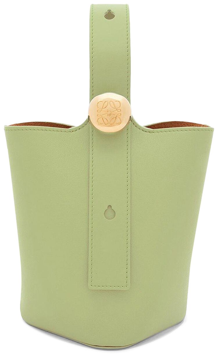 Loewe Pebble Bucket Mini Bag Light Pear