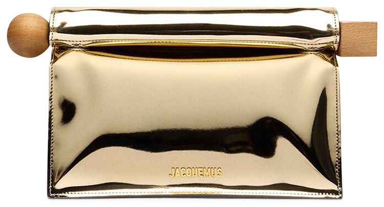 Jacquemus La Pochette Rond Carre Gold