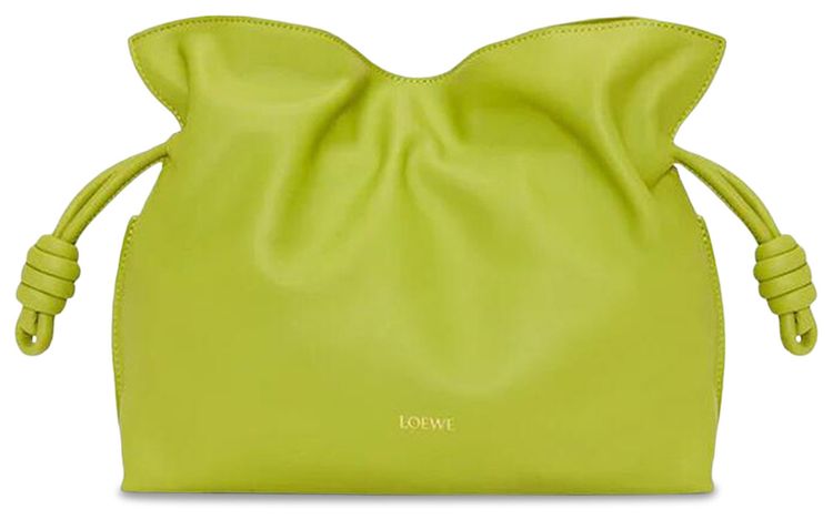 Loewe Flamenco Clutch Bag Meadow Green