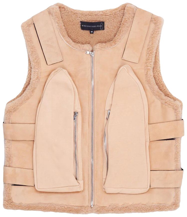 Who Decides War Bullet Point Vest Tan