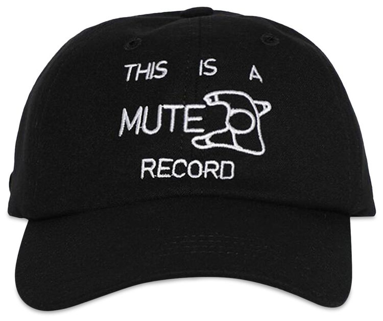Enfants Riches Deprimes Mute Record 6 Panel Hat BlackWhite