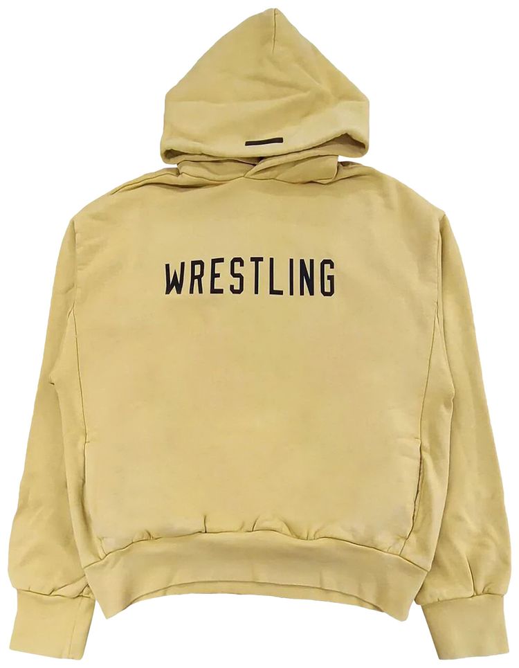 Fear of God Essentials Heavy Fleece Vintage Shrunken Hoodie Amber
