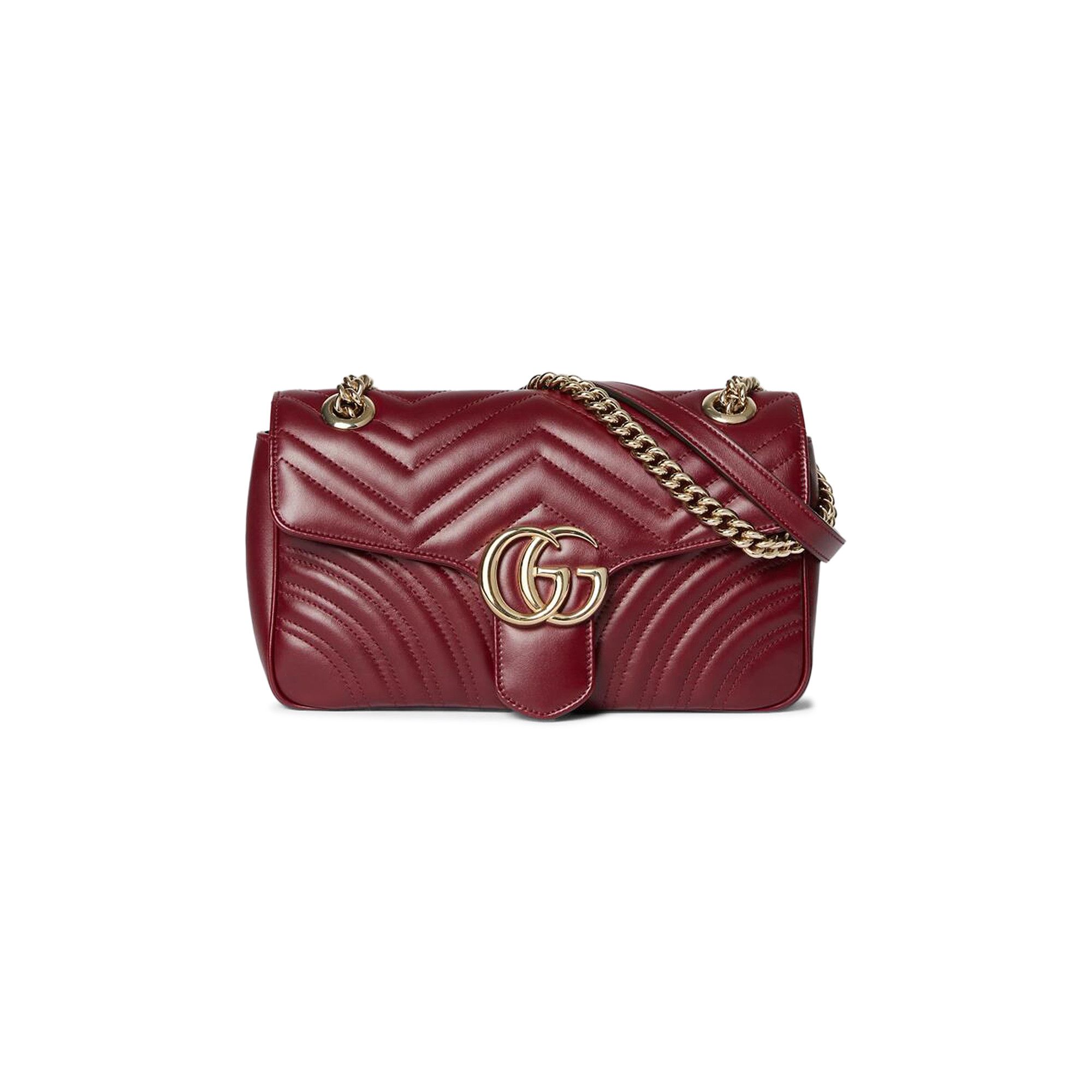 Buy Gucci Marmont Small Shoulder Bag Rosso Ancora 443497 AADPJ 6207 GOAT CA