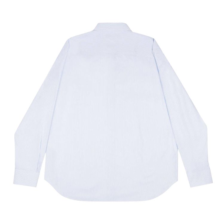 Gucci Striped Poplin Shirt WhiteAzure