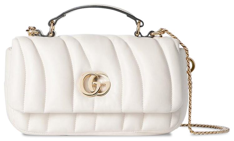 Gucci Milano Mini Top Handle Bag Off White