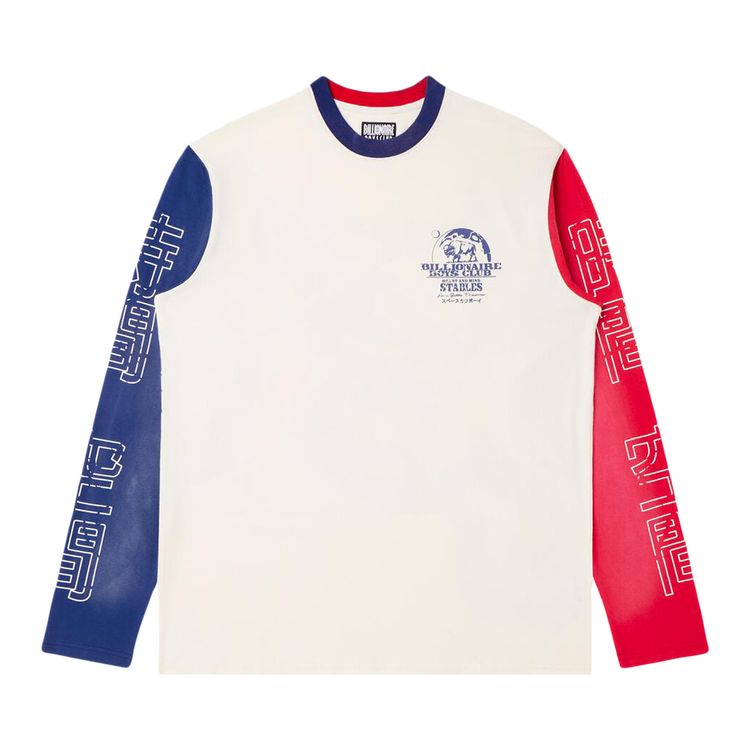 Billionaire Boys Club Stables Long Sleeve T Shirt Whisper White