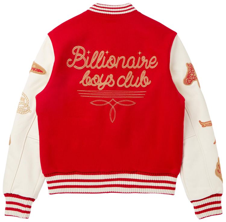 Billionaire Boys Club Gold Peak Jacket Racing Red