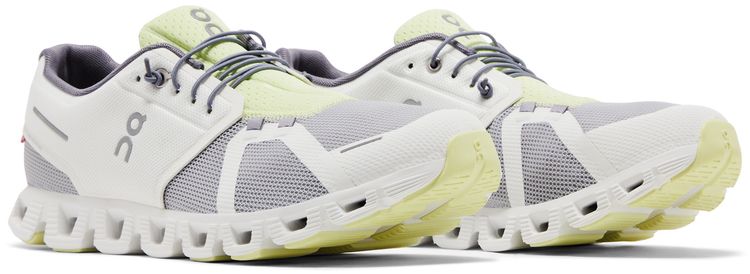 ON Cloud 5 Push Glacier Undyed White