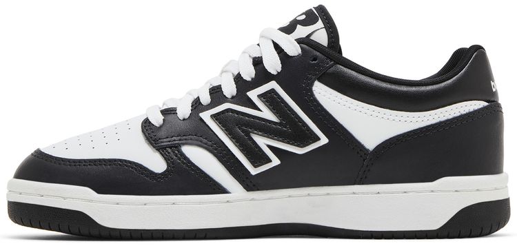 New Balance 480 Big Kid Black White