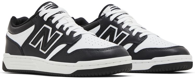 New Balance 480 Big Kid Black White