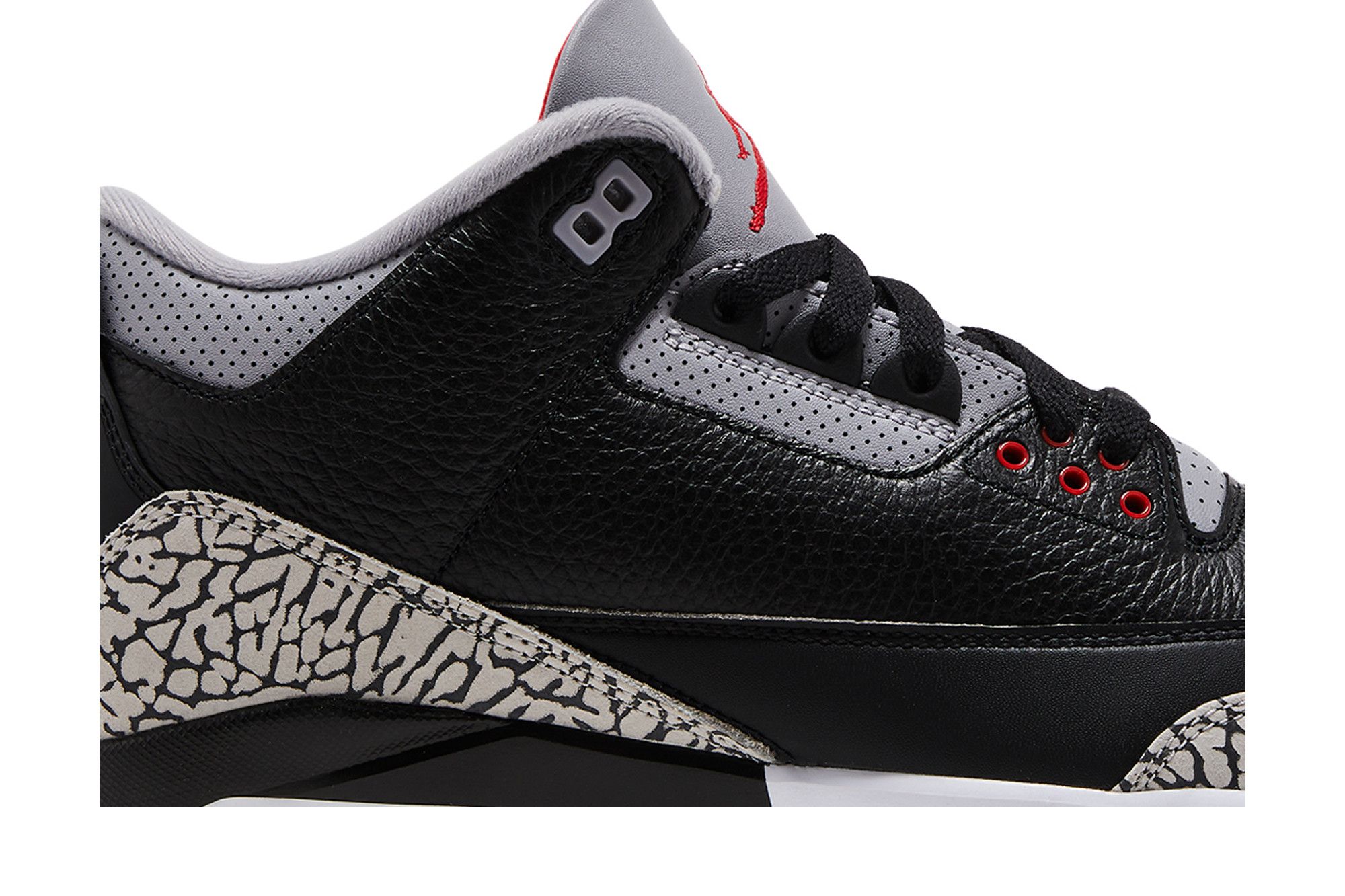 Size 10.0 Air Jordan 3 Retro MCS 'Black Cement'