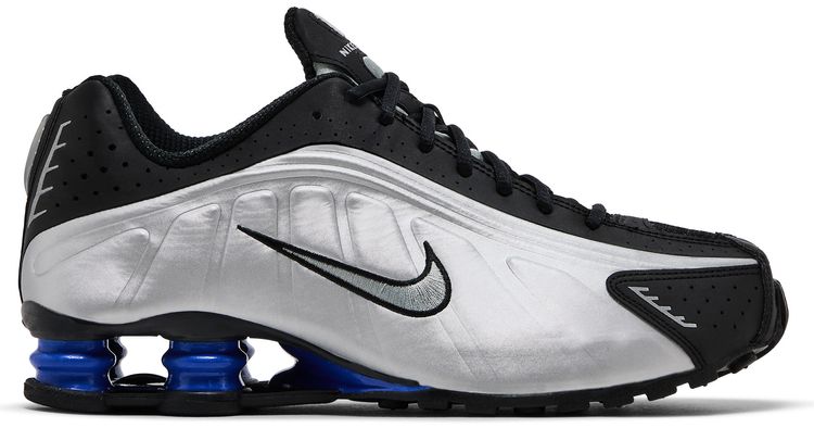 Nike Wmns Shox R4 Metallic Silver Racer Blue